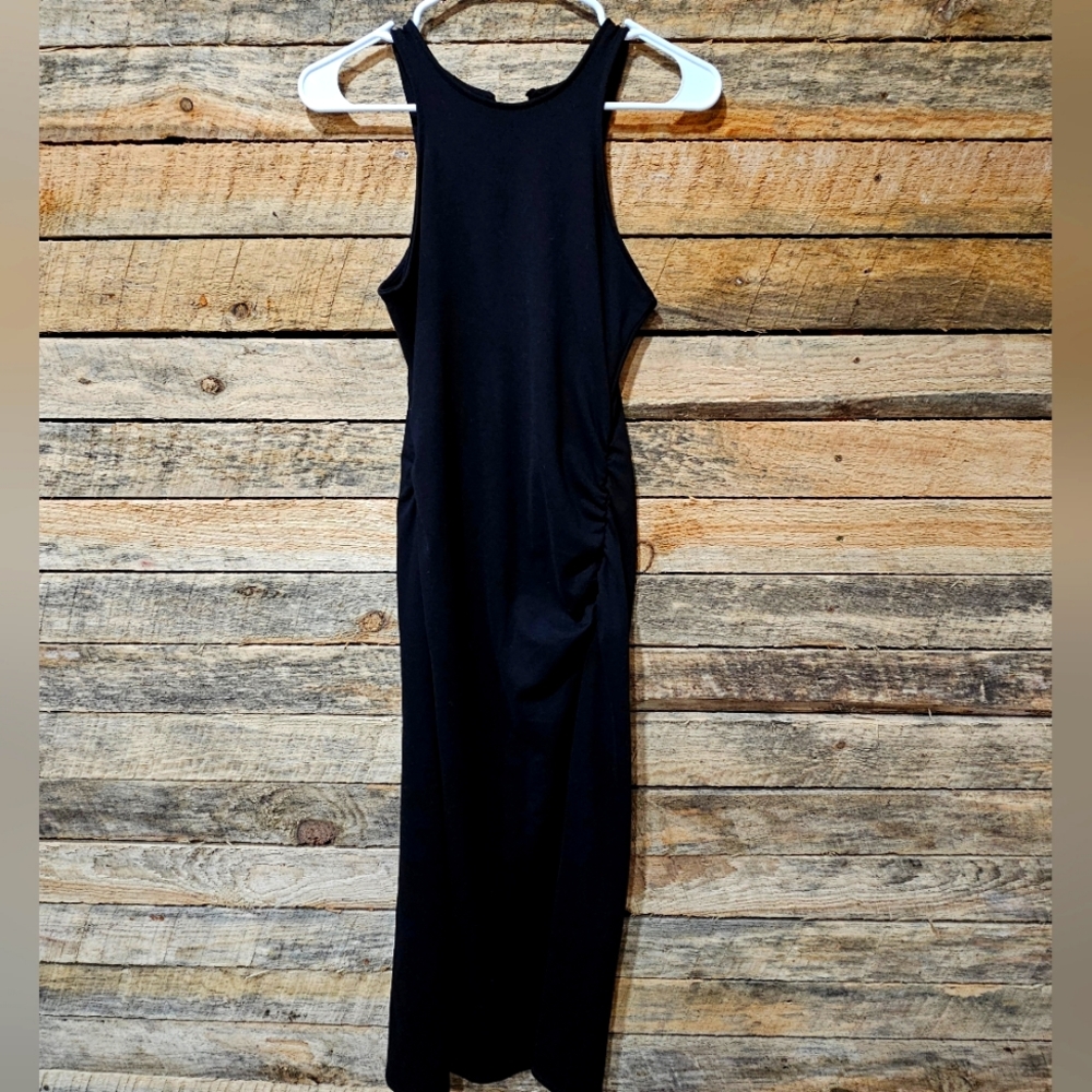 NWT Size XS‎ Black Sleeveless Ribbed Dress
